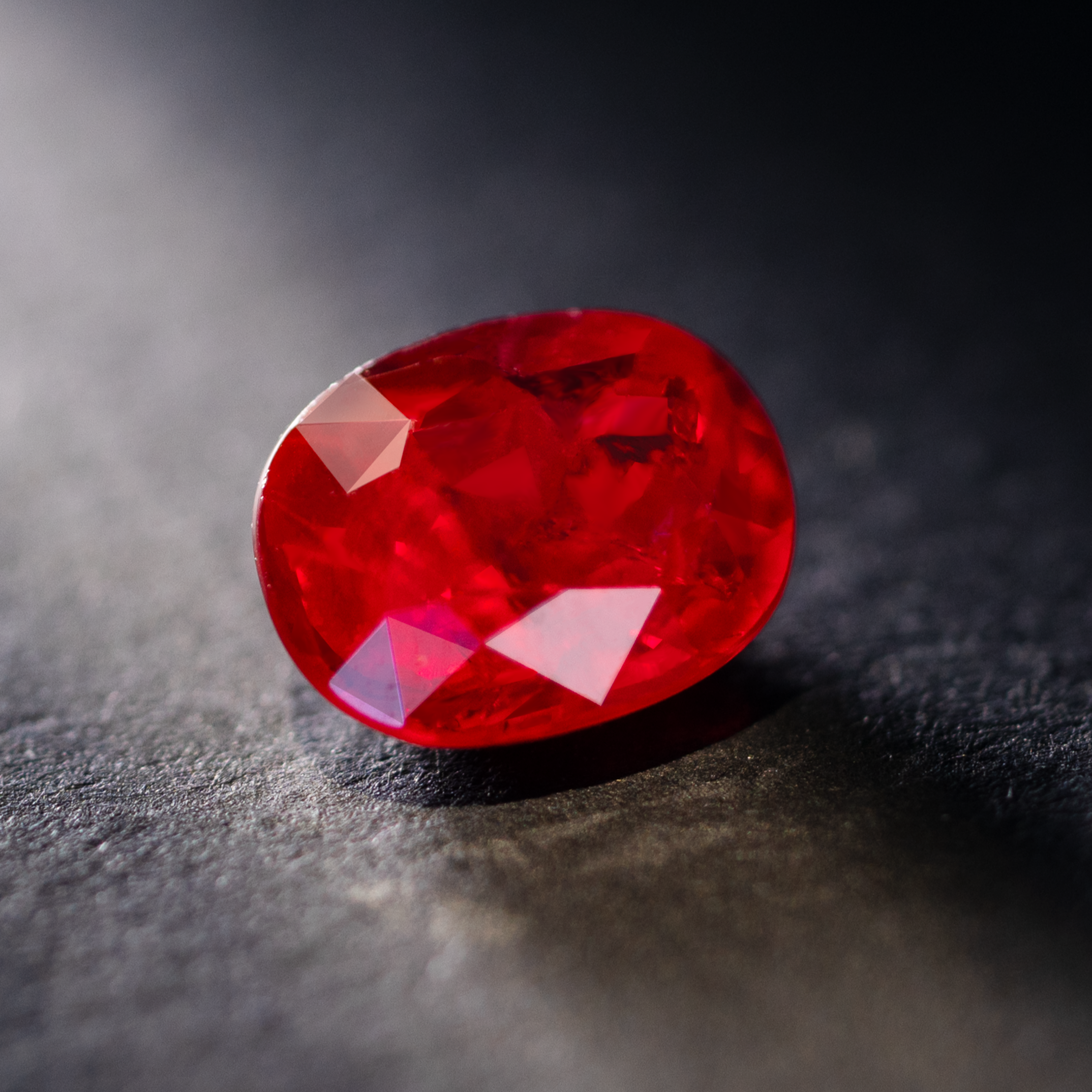 Oval Natural Pigeon Blood Ruby Unheated 1.27CT