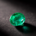 Oval Natural Emerald Gemstone Muzo Vivid Green 2.32CT