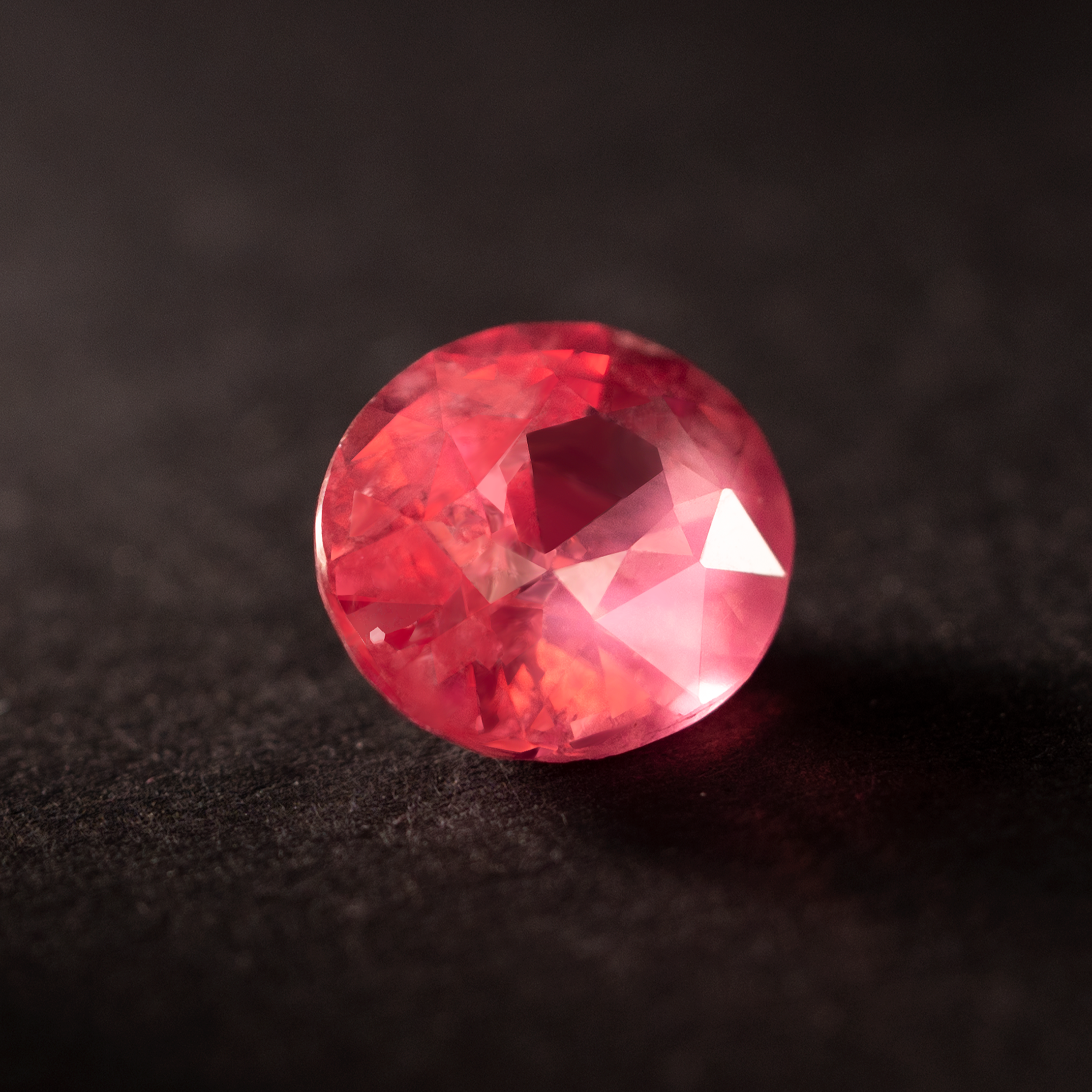 Round Natural Colored Gemstone Pink Mahenge Spinel 2.15CT