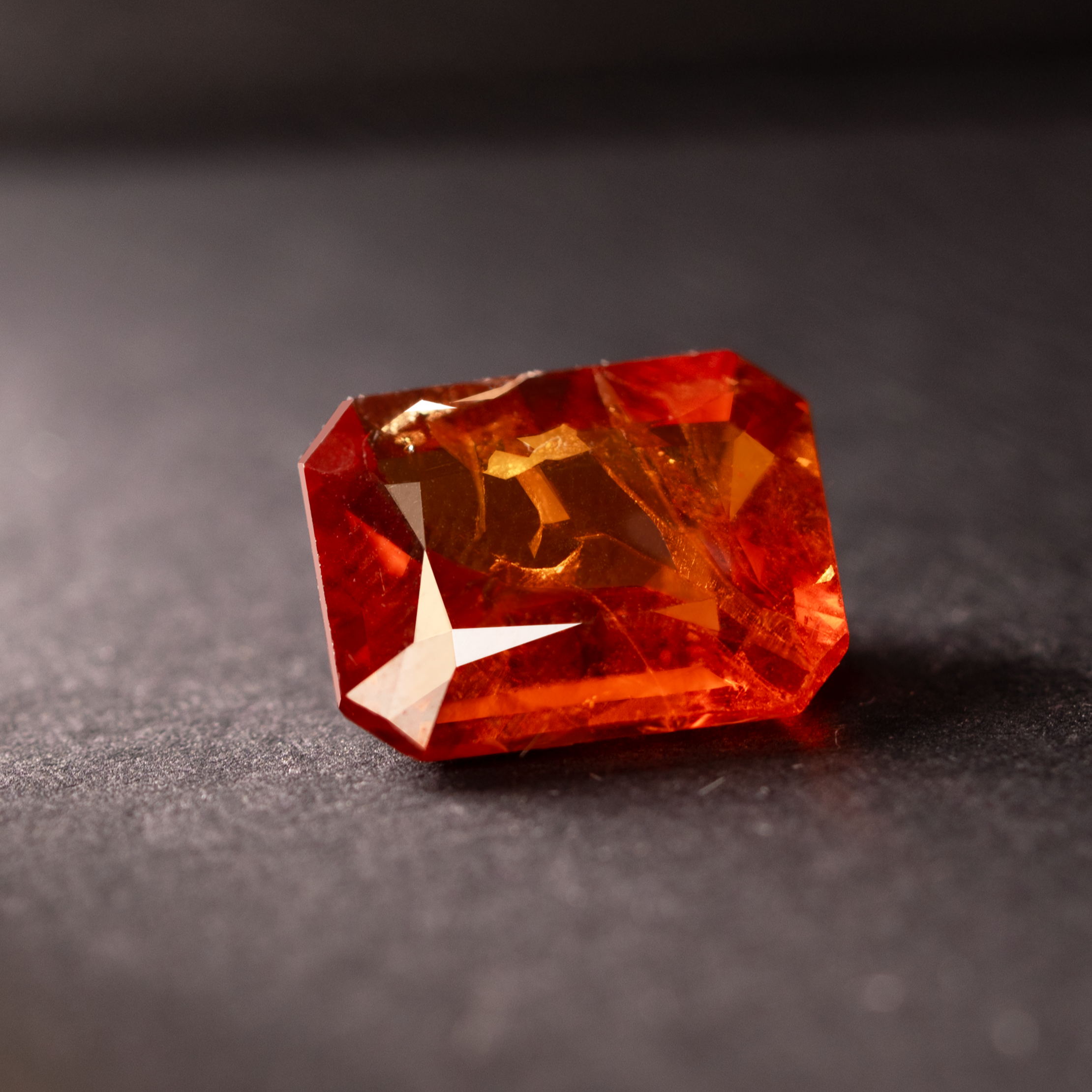 Emerald Orange Natural Garnet Fanta Stone 4.58 CT
