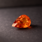 Pear Orange Natural Garnet Fanta Stone 4.21CT