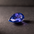 Pear Natural Tanzanite Blue Purple 2.22CT