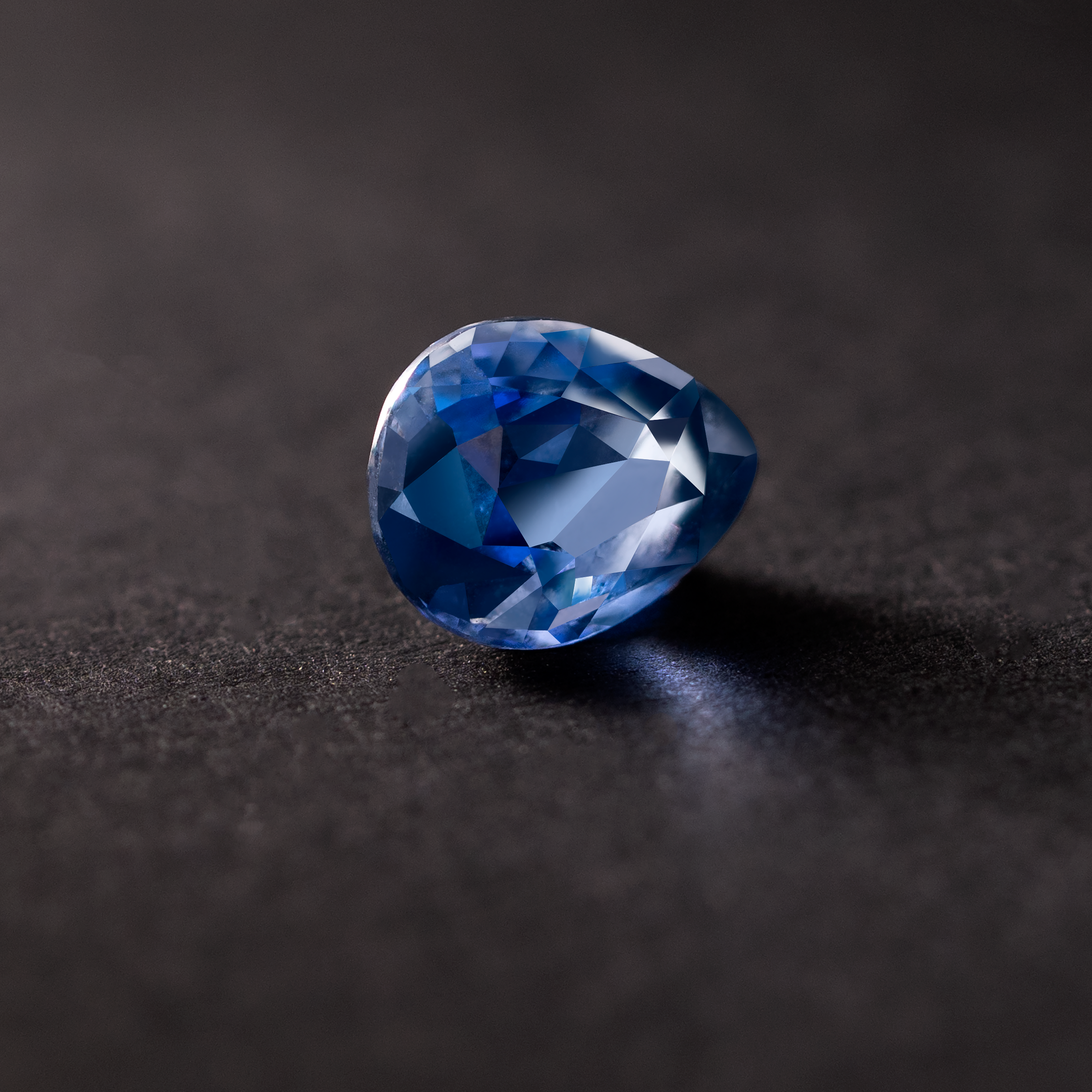 Pear Natural Colored Gemstone Cornflower Blue Sapphire 1.02 CT
