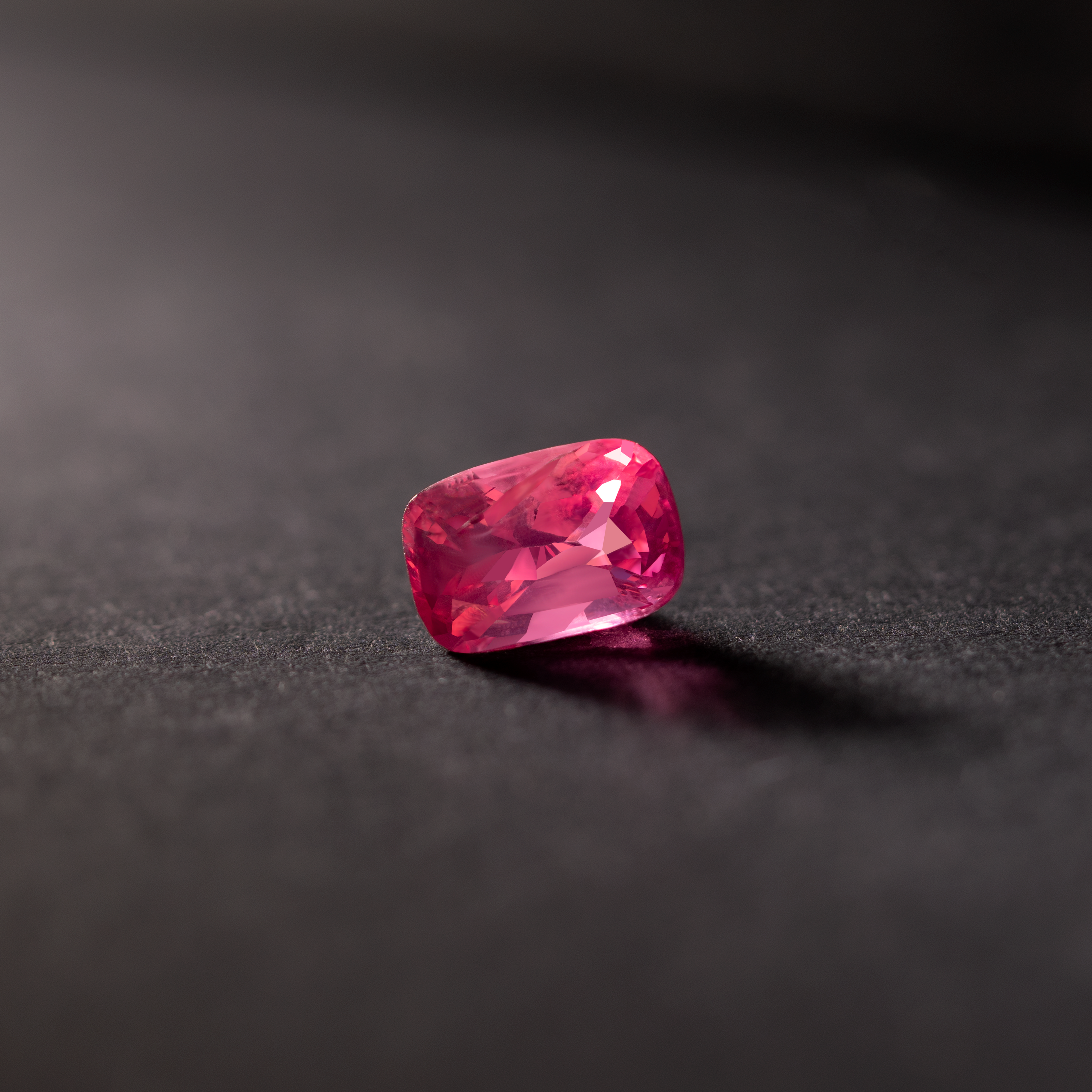 Cushion Natural Gemstone Spinel Pink Mahengeite 1.09 CT