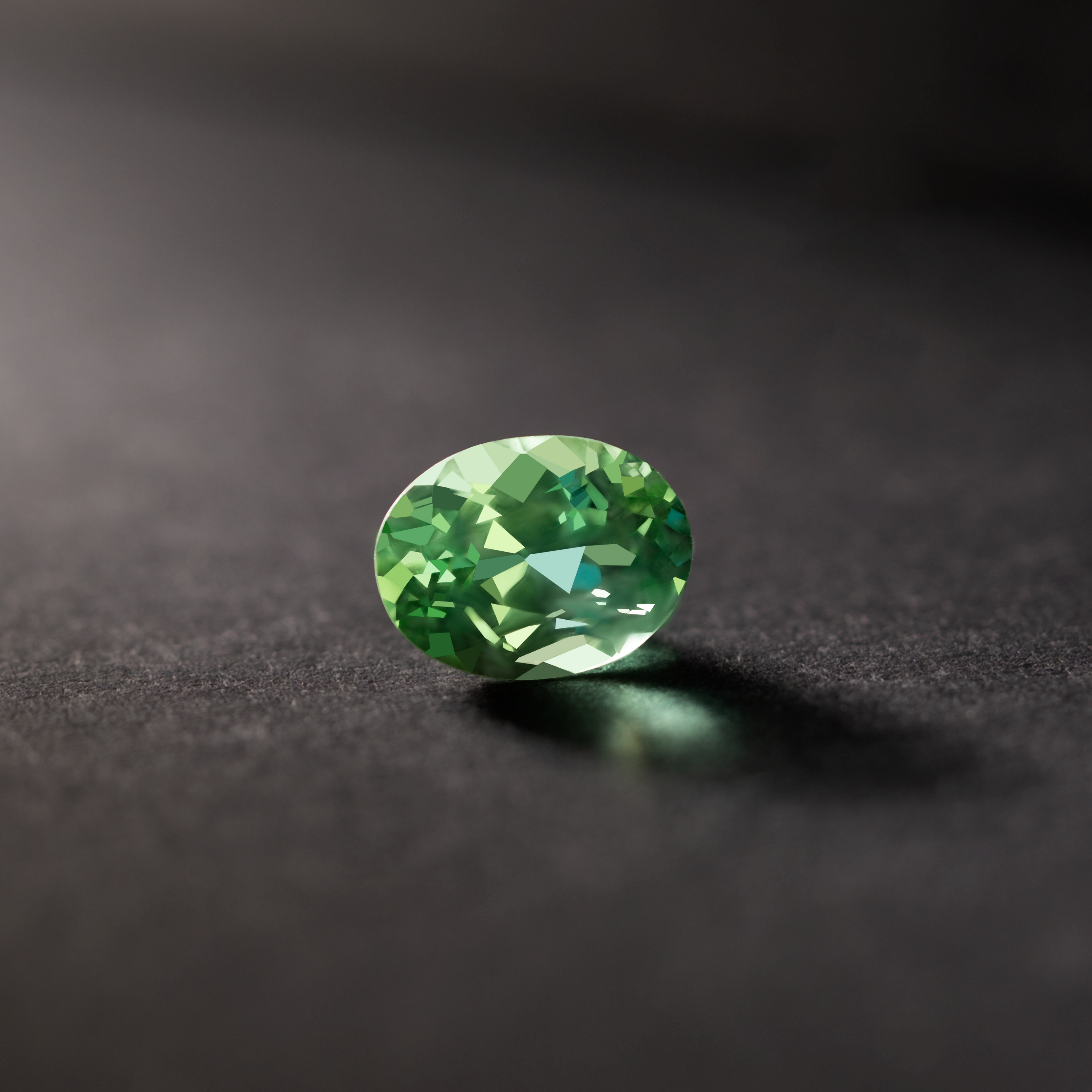 Oval Natural Gem Green Pure Tourmaline 1.84 CT