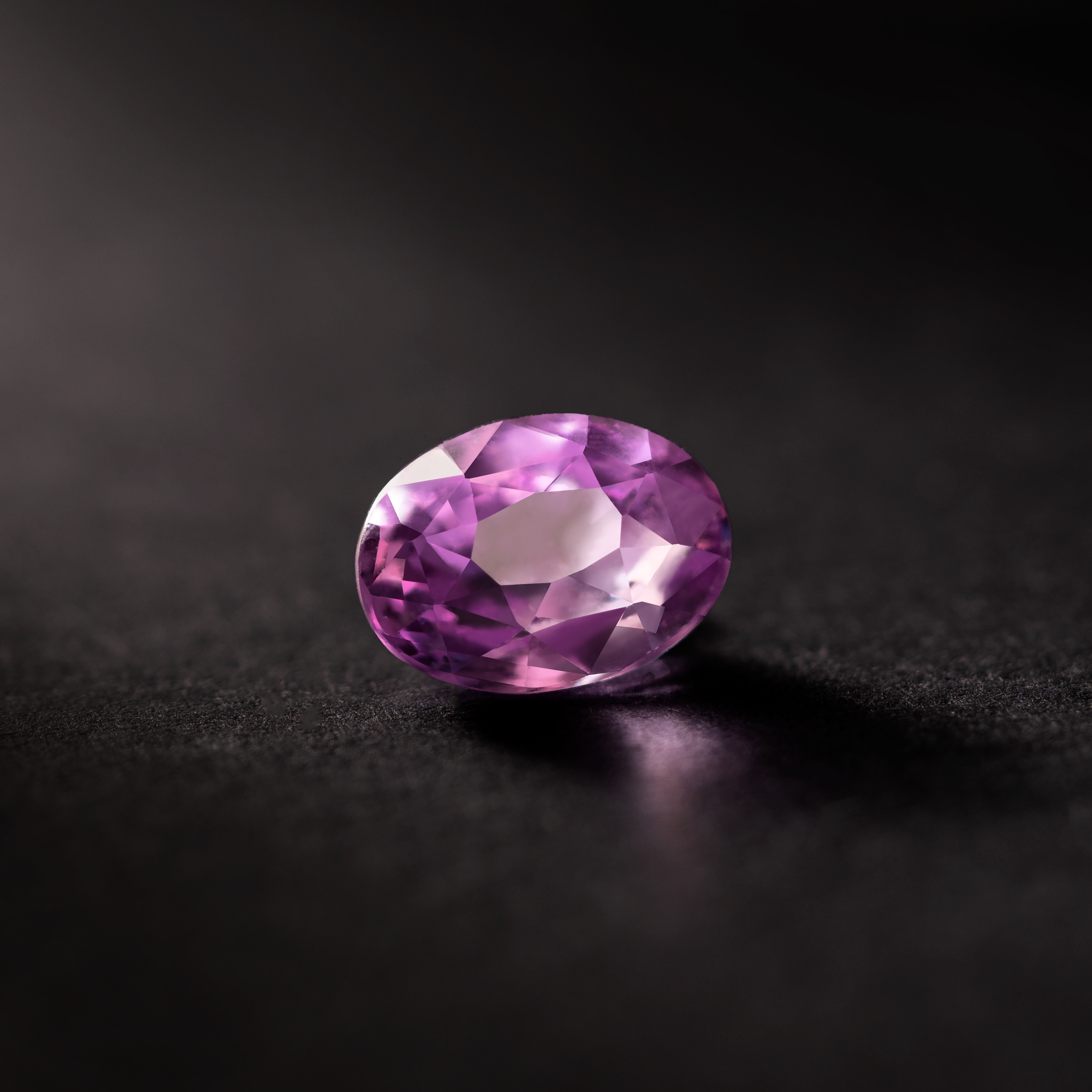 Oval Natural Colored Gemstone Purple Sapphire 2.05 CT