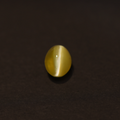 Oval Natural Gemstone Honey Color Cat's Eye Stone 1.11 CT