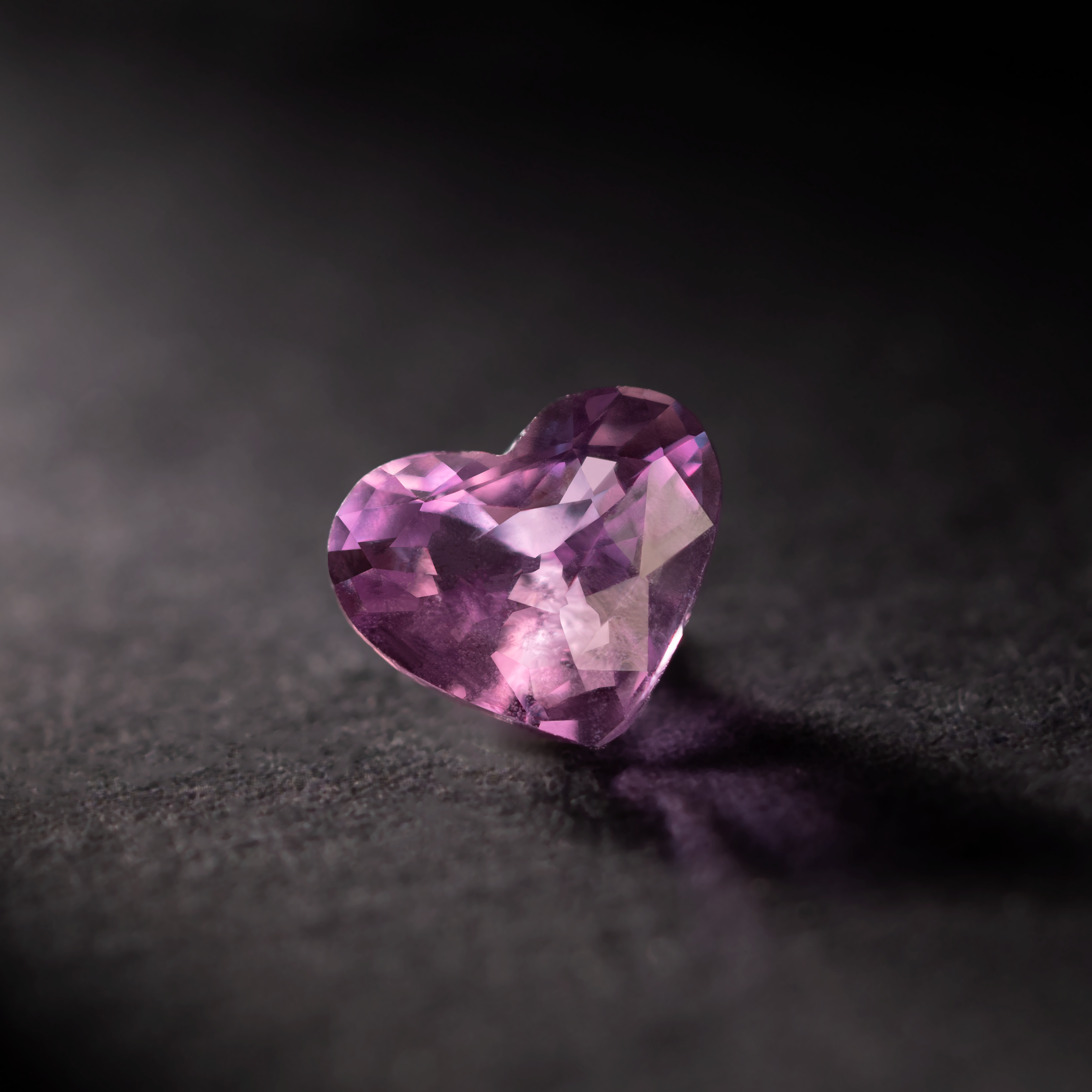 Heart Natural Colored Gemstone Sapphire Purple 1.16 CT