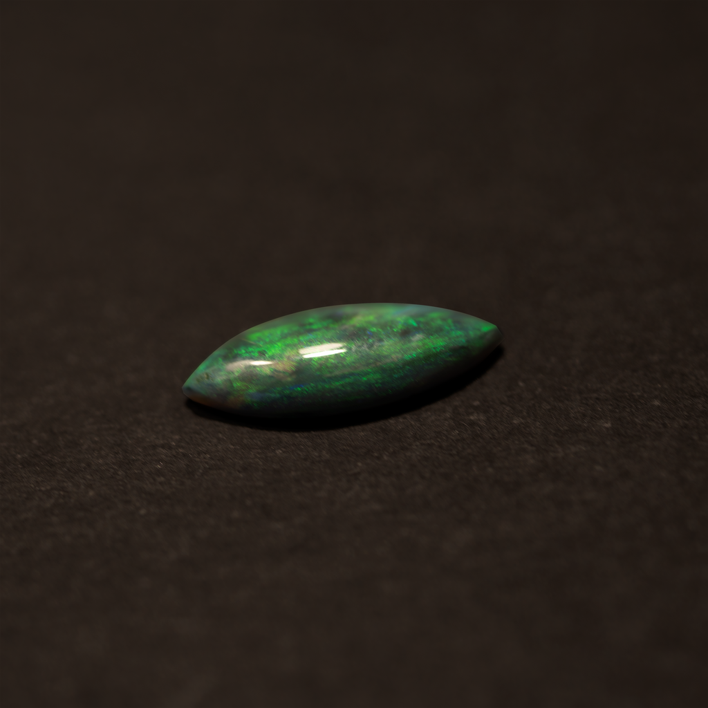 Oval Australian Natural Gemstone Green Opal Stone 1.1 CT