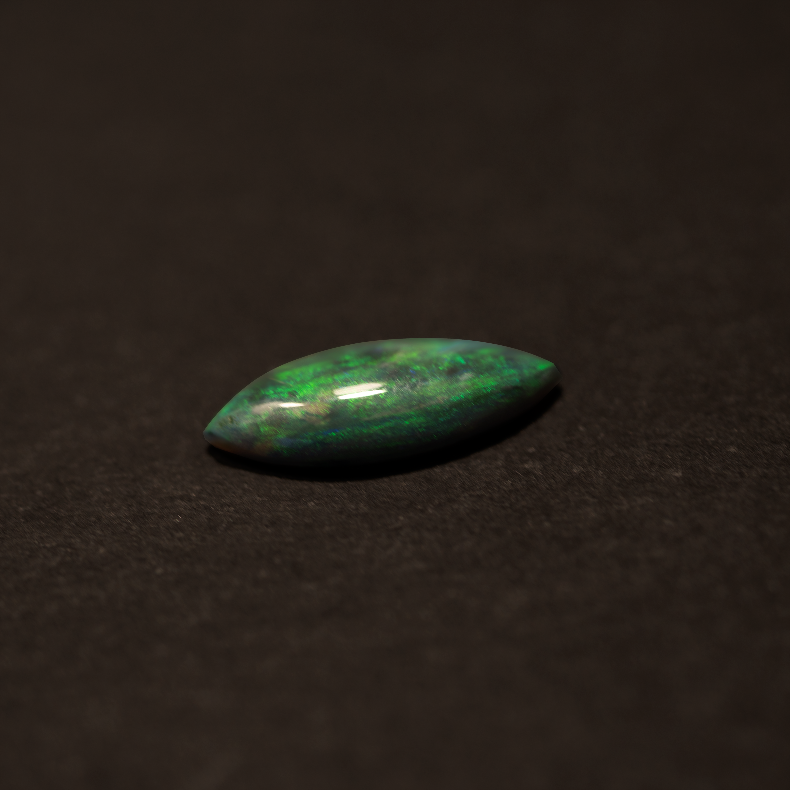 Oval Australian Natural Gemstone Green Opal Stone 1.1 CT