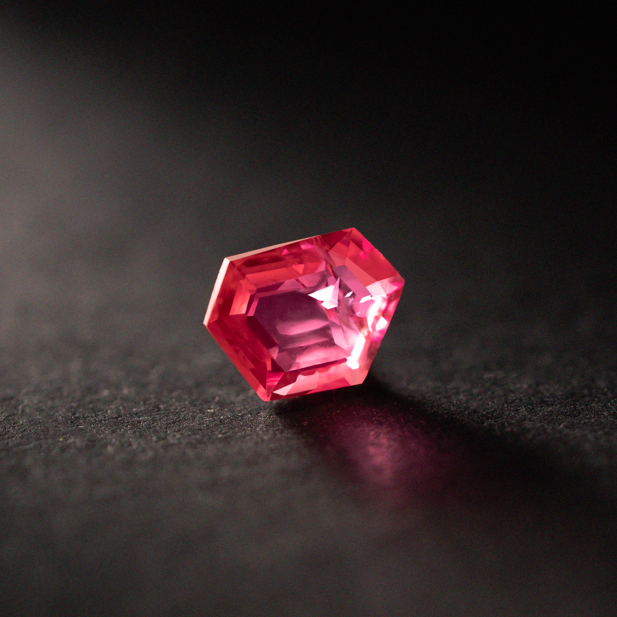 Rectangular Natural Gemstone Jedi Spinel Pink 0.8 CT