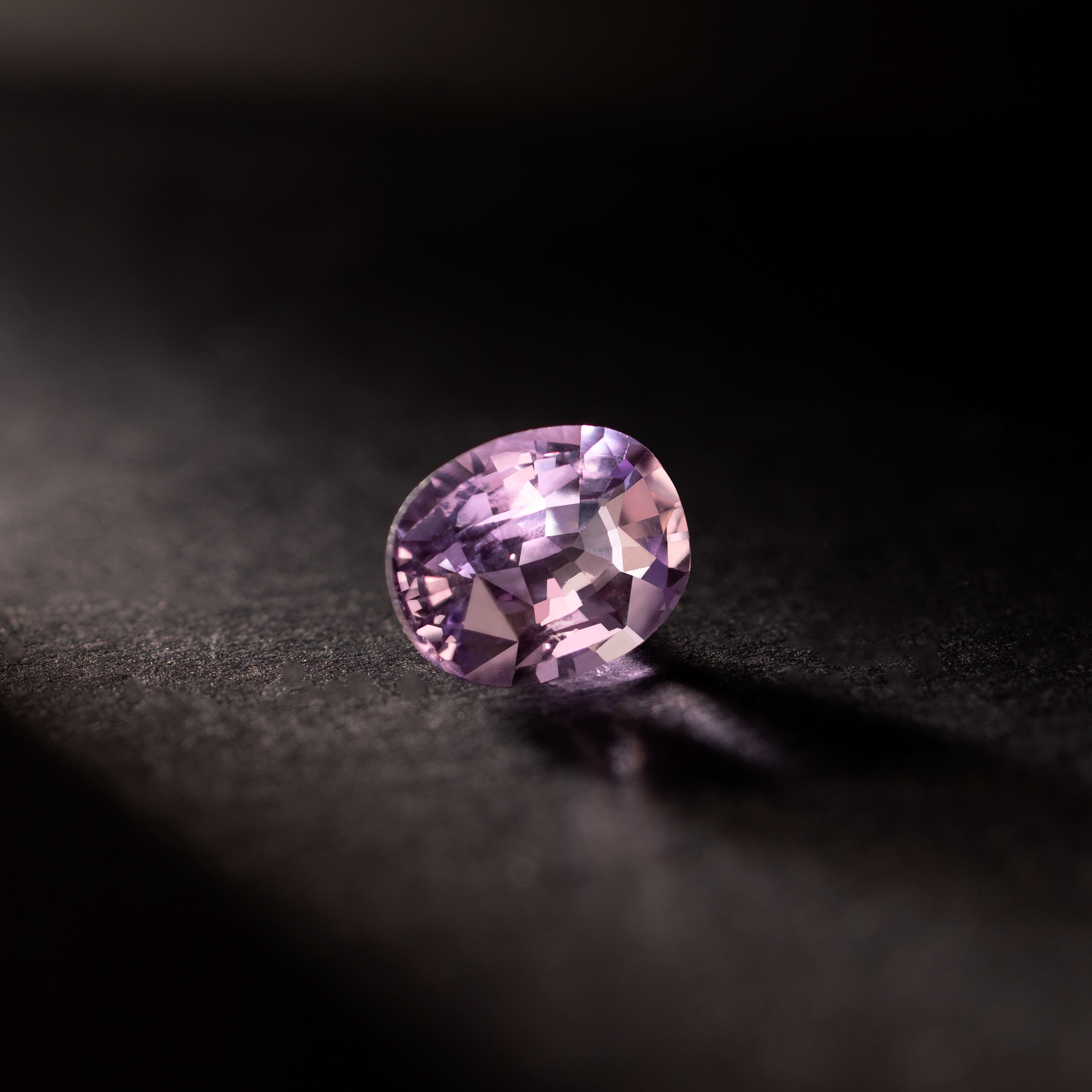 Oval Natural Colored Gemstone Light Purple Sapphire 1.61 CT