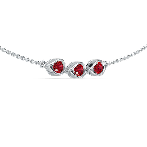 "Our Trilogy" 18K Gold Necklace