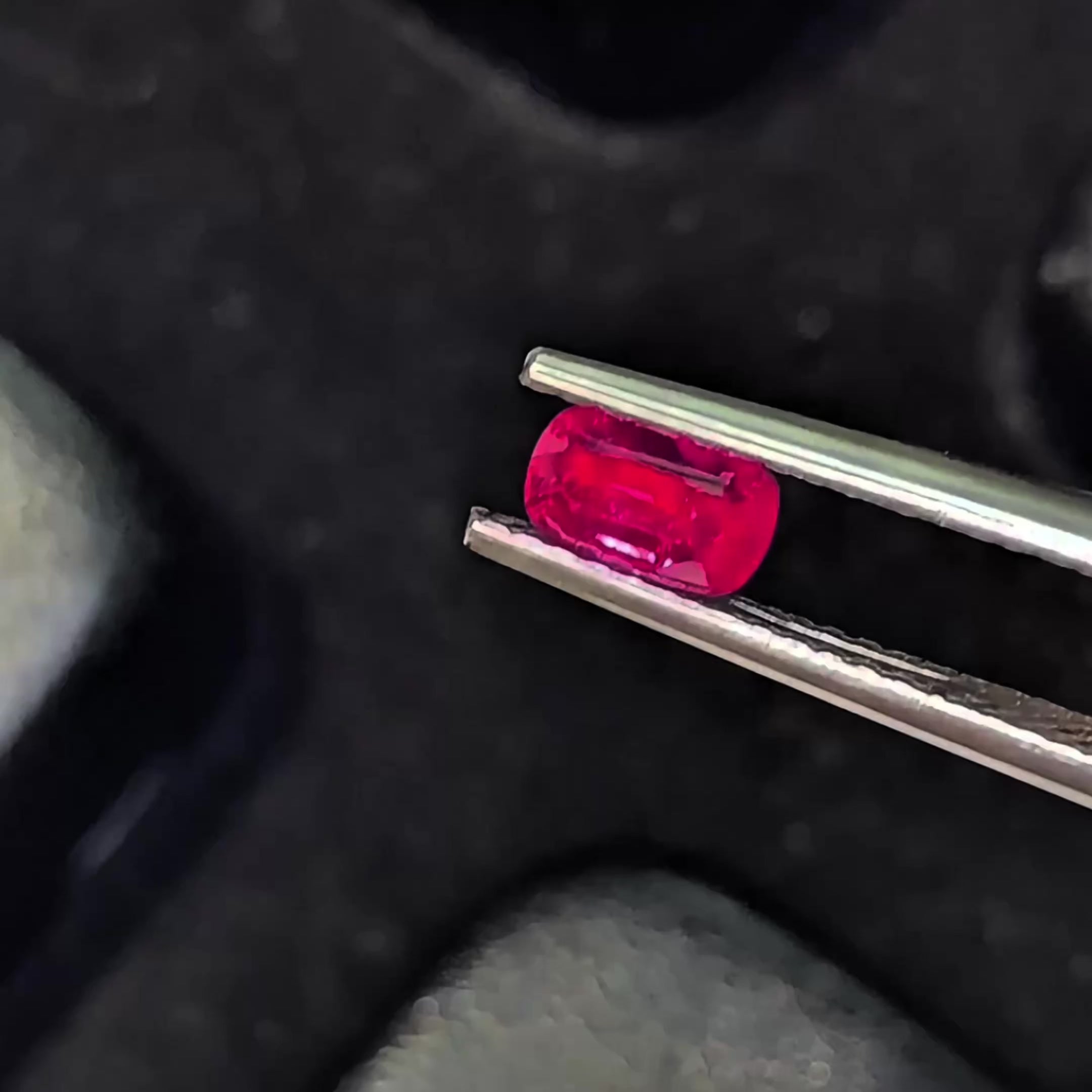 Cushion Natural Colored Gemstone Red Jedi Spinel 0.61 CT