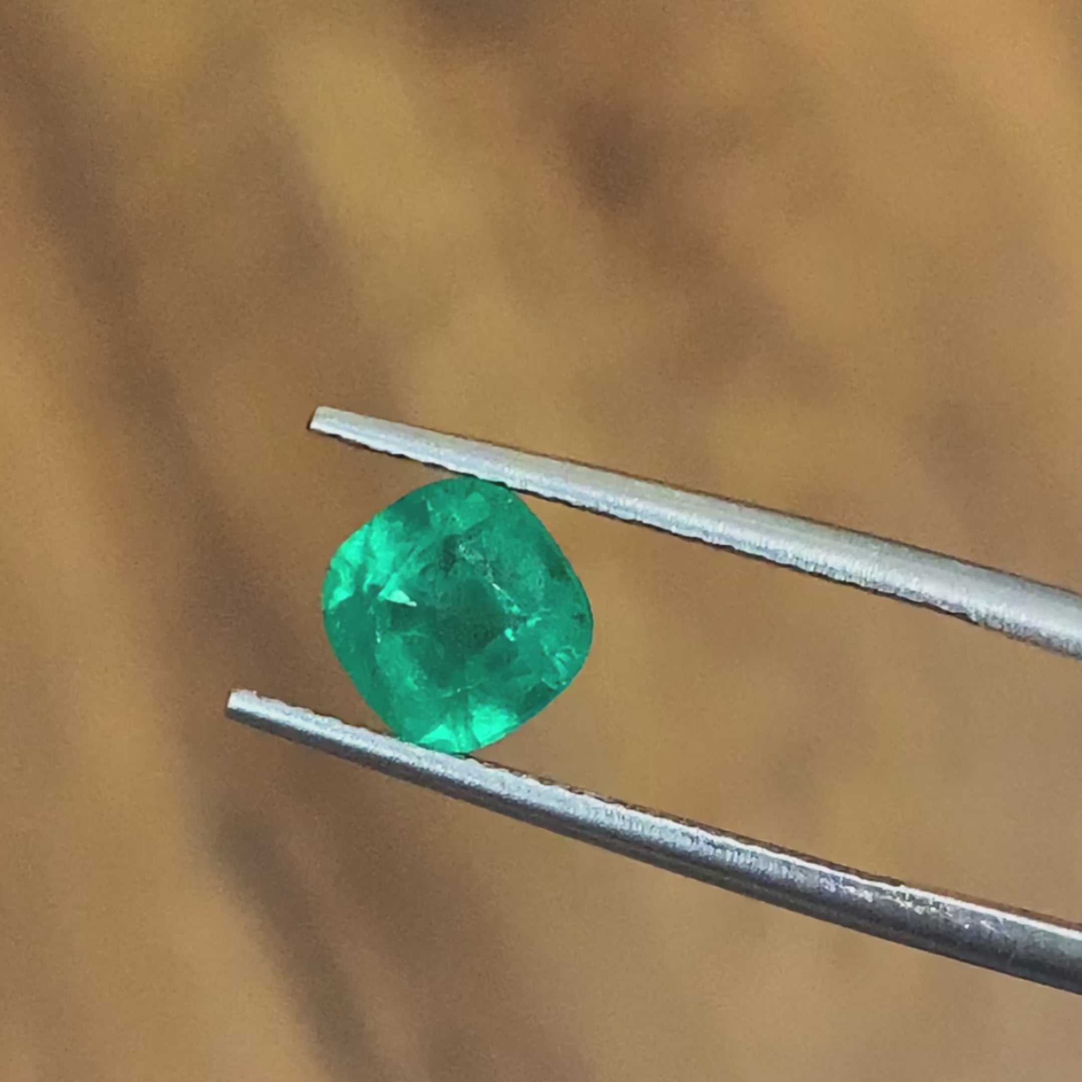 Cushion Natural Colored Emerald 1.59 CT