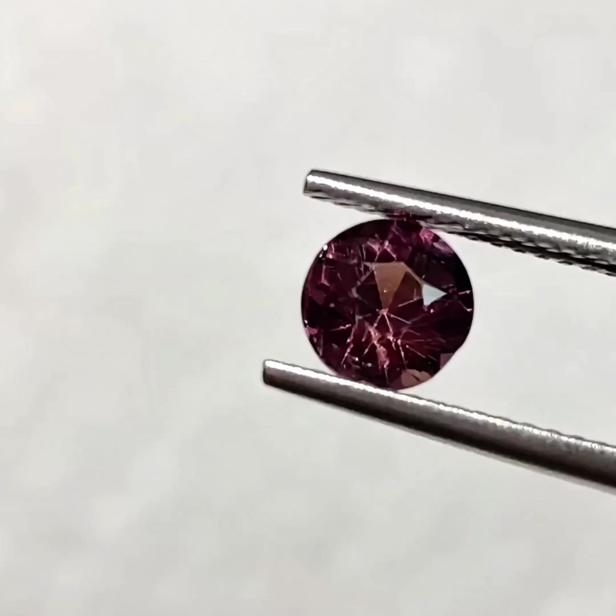 Round Natural Colored Gemstone Brown Sapphire 1.03 CT