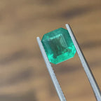 Rectangular Natural Emerald Vivid Green 2.04 CT