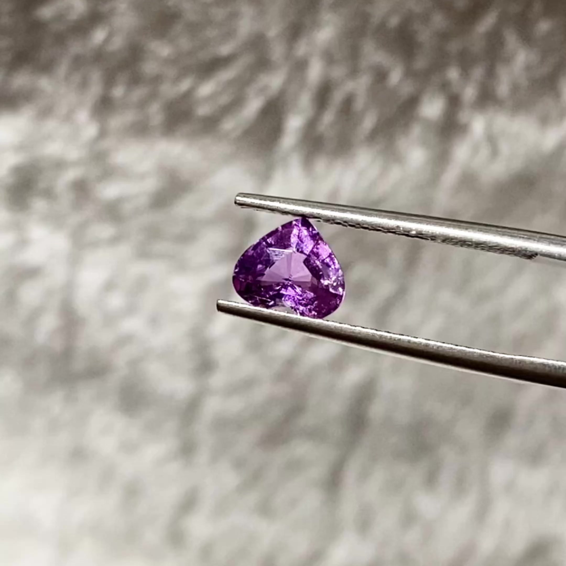 Heart Natural Colored Gemstone Sapphire Purple 1.16 CT