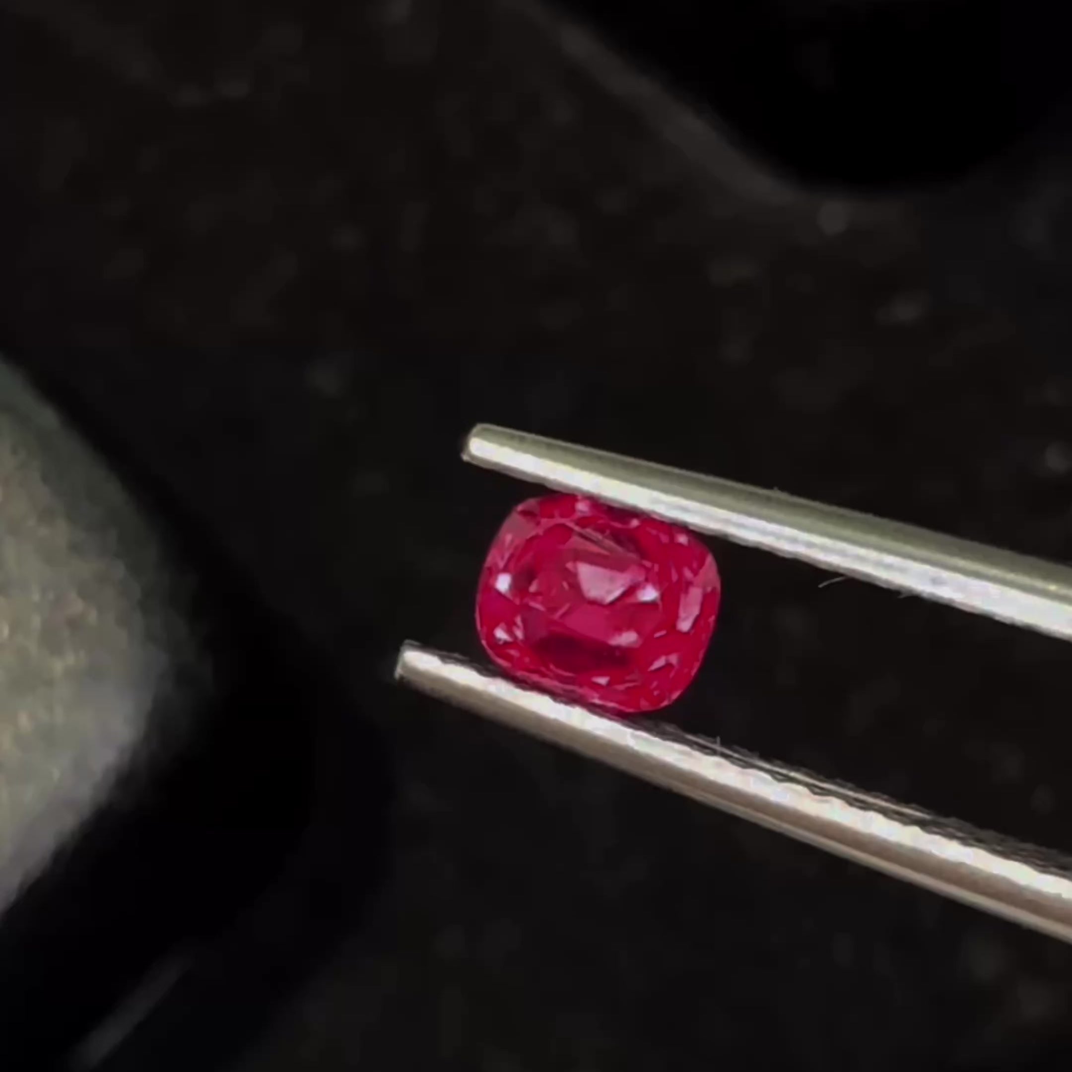 Cushion Natural Colored Gemstone Jedi Red Spinel 0.77 CT