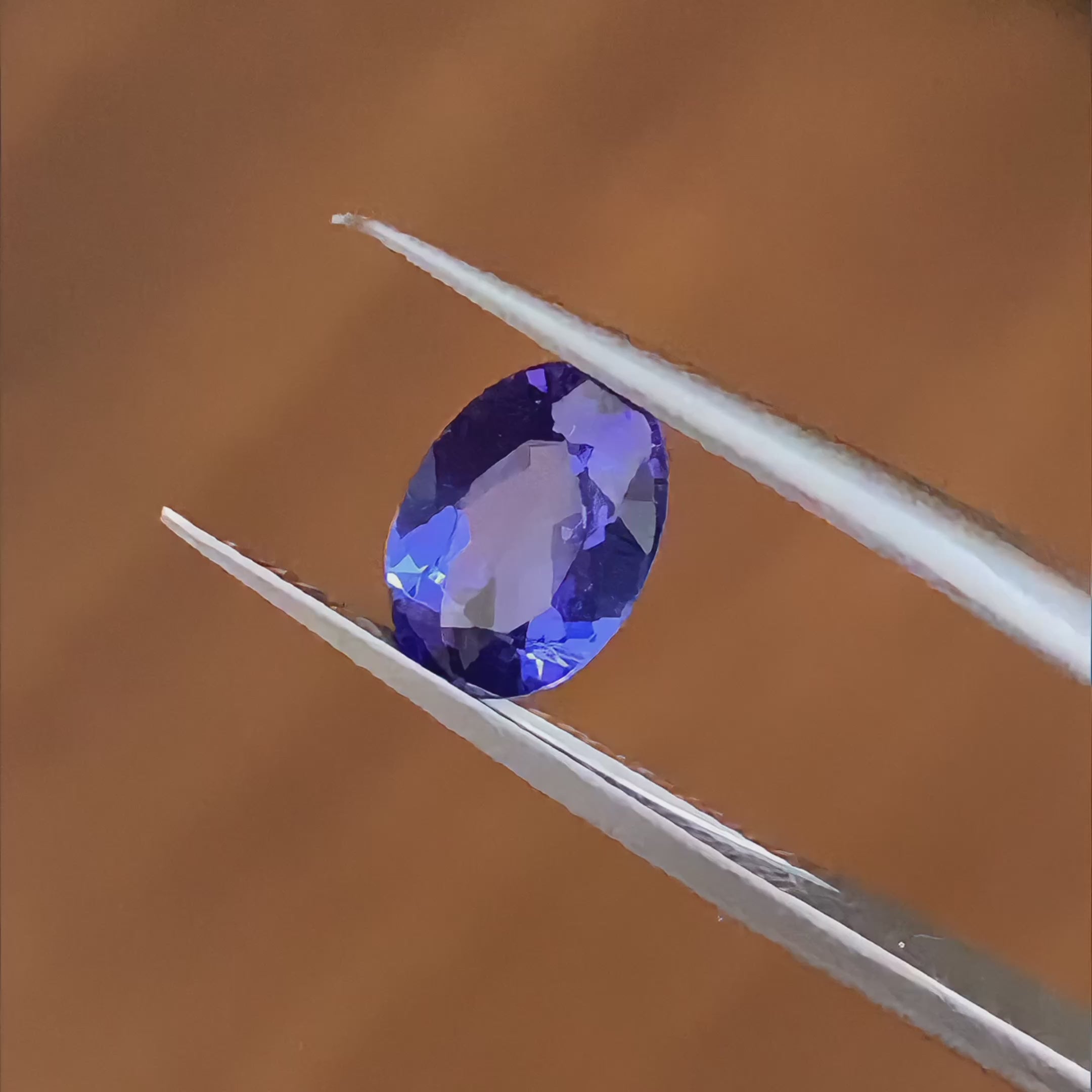 Oval Natural Tanzanite Blue Purple 1.70CT