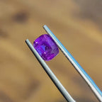 Cushion Natural Gemstone Purple Sapphire 1.58 CT