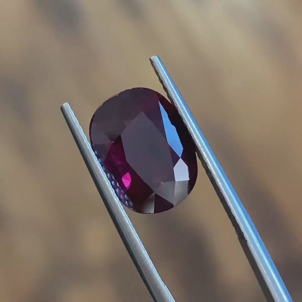 Oval Nnatural Tourmaline Rubellite 4.21 CT
