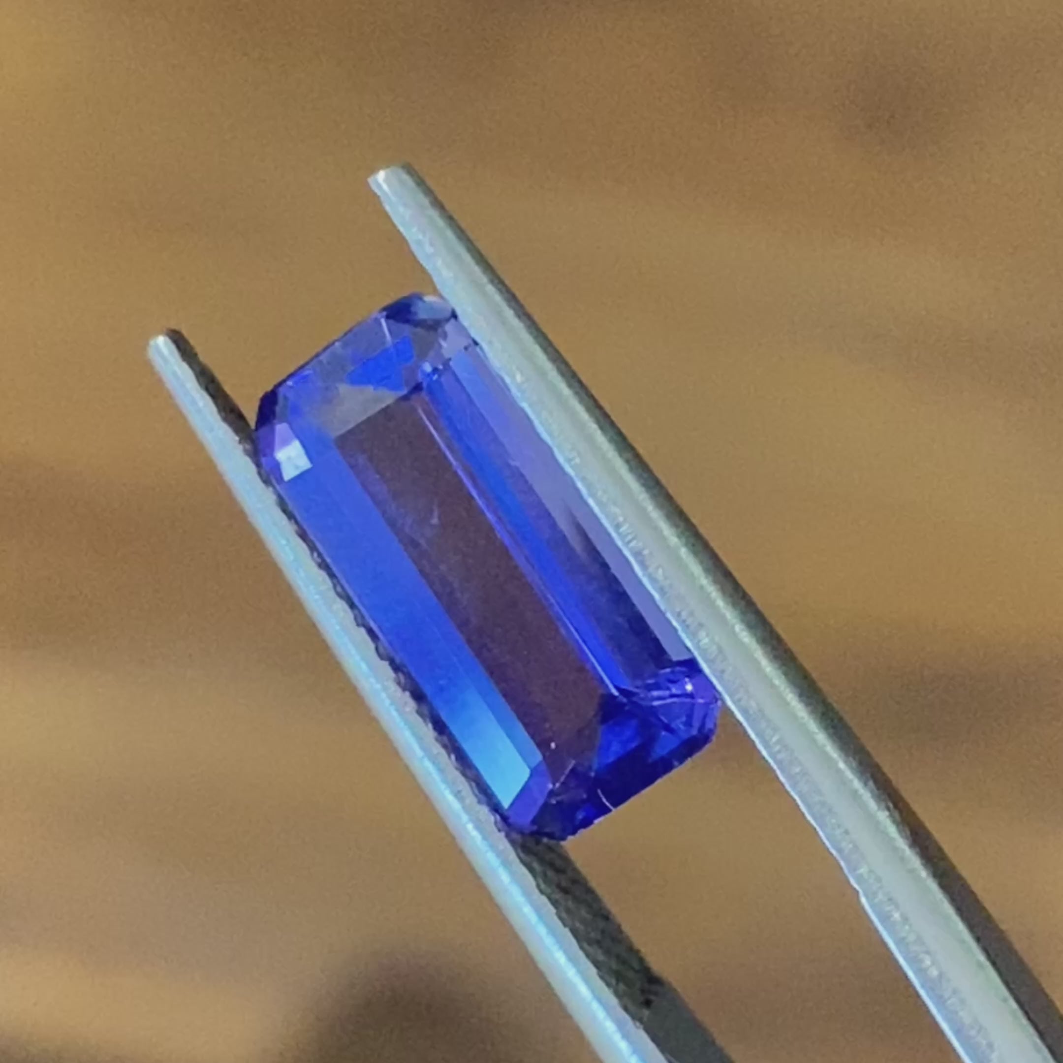 Emerald Natural Gemstone Blue Tanzanite 2.42 CT