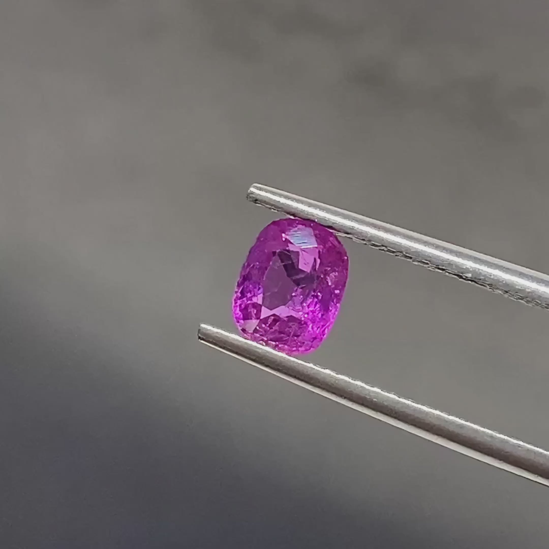 Cushion Natural Colored Sapphire Pink Gemstone 1.0 CT