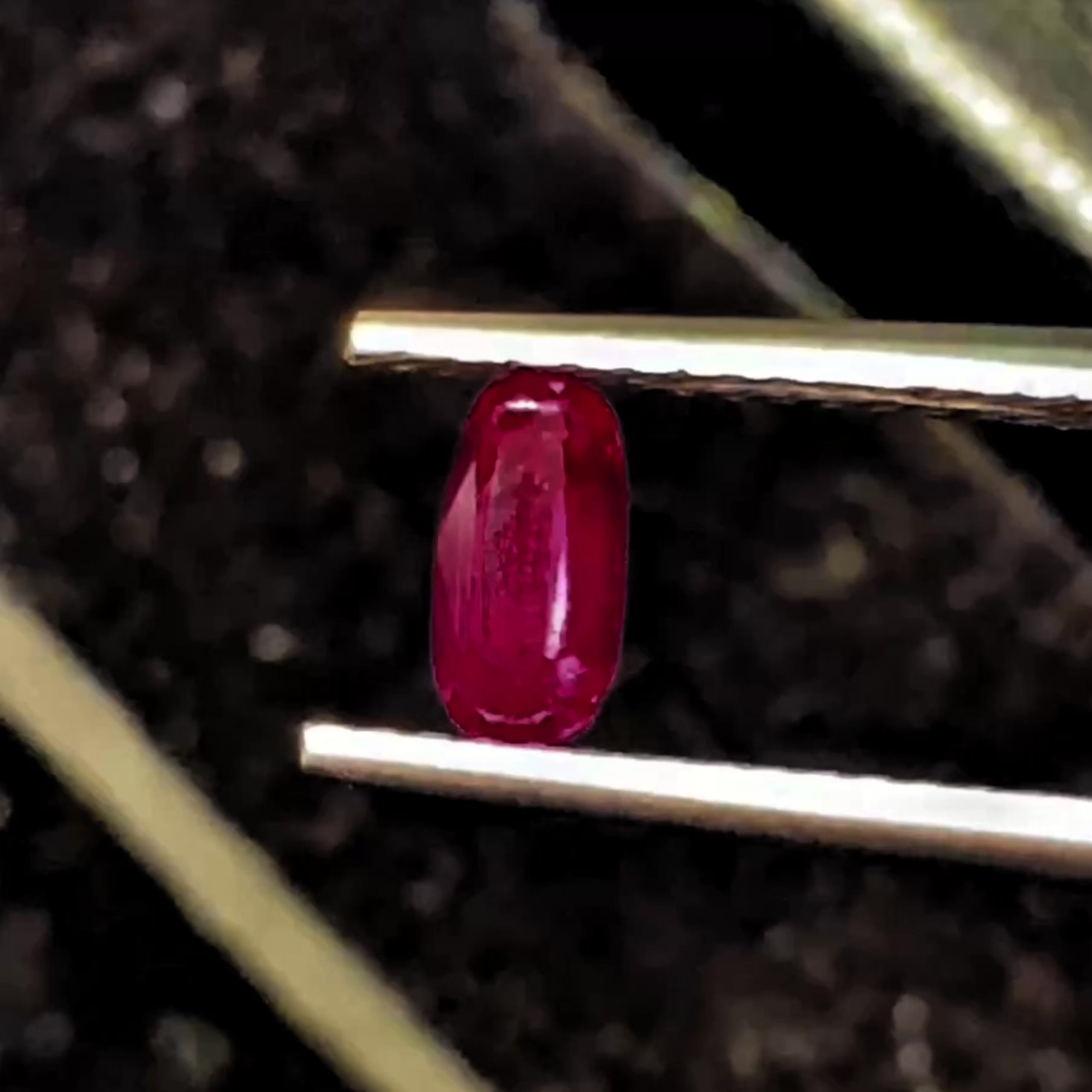 Cushion Natural Colored Gemstone Jedi Red Spinel 0.7 CT