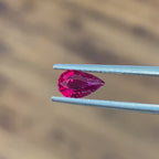 Pear Natural Ruby Pigeon Blood Red Vivid Red 1.01CT